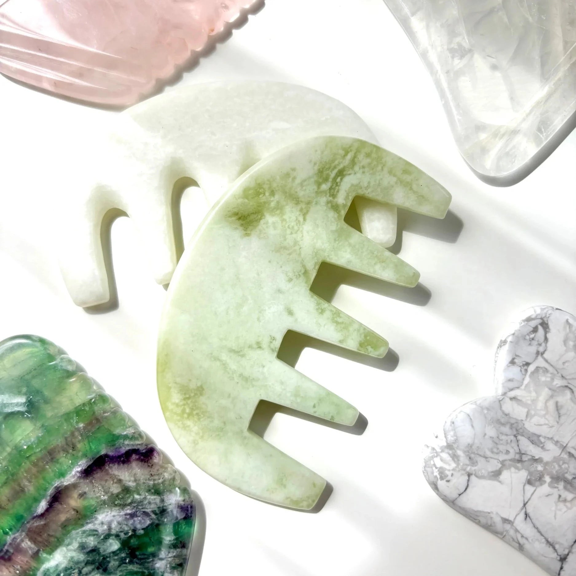 Scalp Stimulator - Jade Comb
