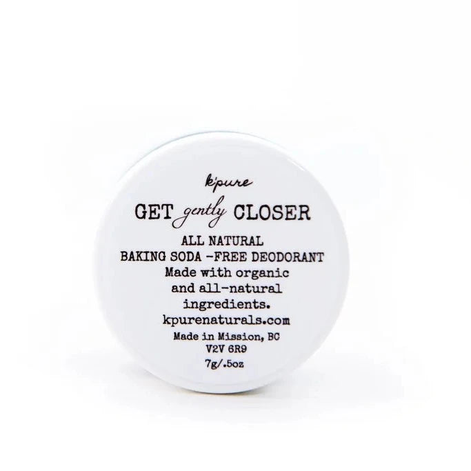 GET GENTLY CLOSER | baking soda-free deodorant