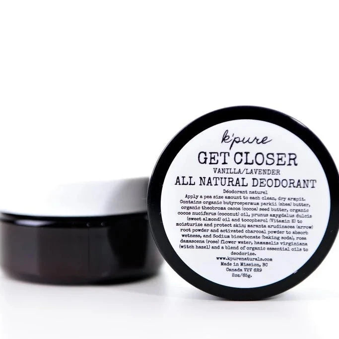 GET CLOSER | all natural deodorant